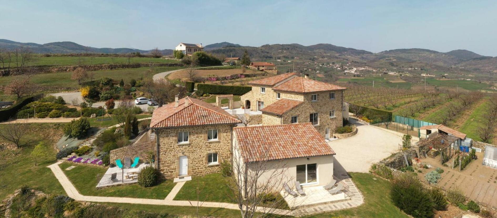 Ardeche, Gites La Cote Des Buis, Avec Piscine Interieure, Vallee Du Doux Empurany Extérieur photo